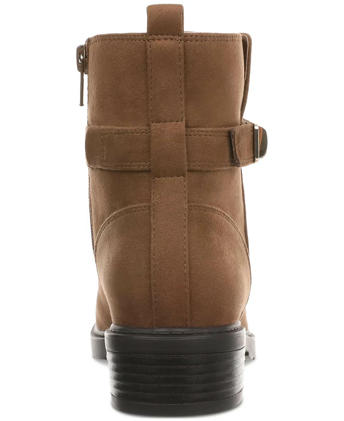 Giani Bernini Womens Becca Memory Foam Buckled Booties Brown 7.5 MSRP $99