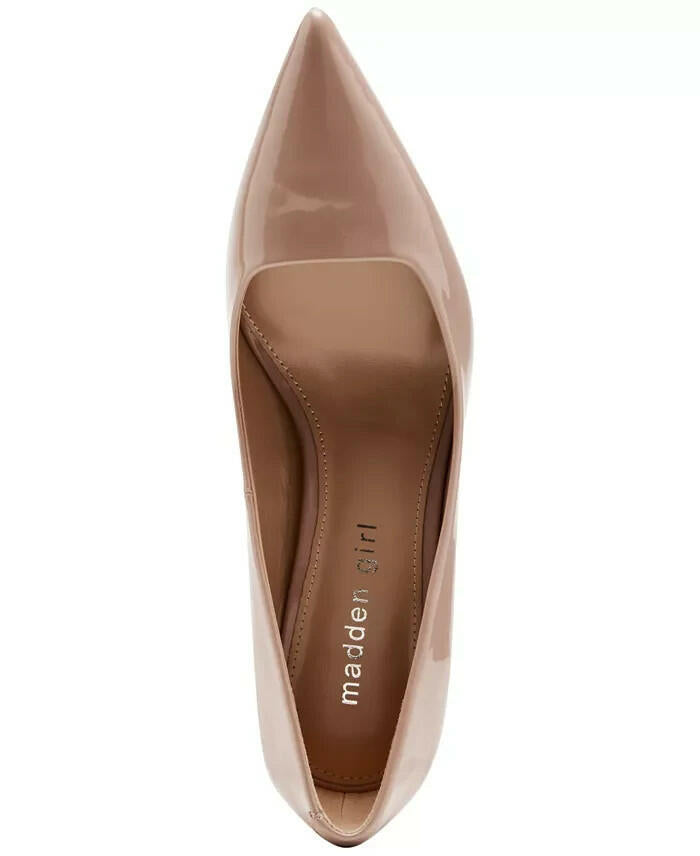 Madden Girl Womens Brynn Pointed Toe Stiletto Pumps Tan 8 $89