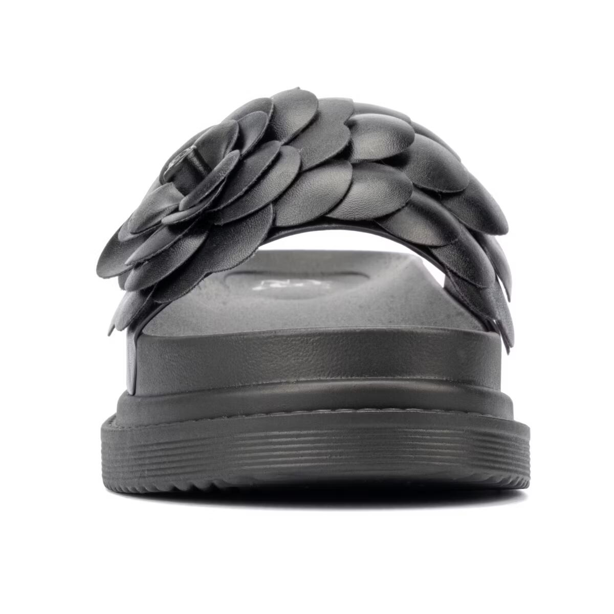 NY&C Womens Camilia Platform Slide Sandals Black Size 8.5 New $69