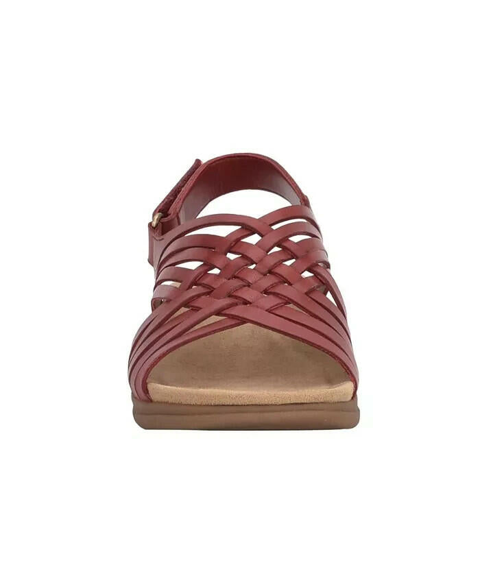 Easy Spirit Mar Women’s Sandals Red Size 9.5  Adjustable Strap MSRP $69