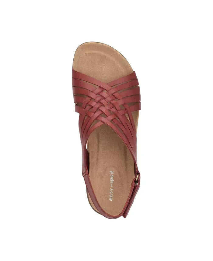 Easy Spirit Mar Women’s Sandals Red Size 9.5  Adjustable Strap MSRP $69