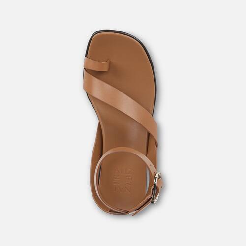 Naturalizer Birch Ankle Strap Sandals Women’s Tan Leather, Size 6, Comfort