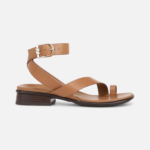 Naturalizer Birch Ankle Strap Sandals Women’s Tan Leather, Size 6, Comfort