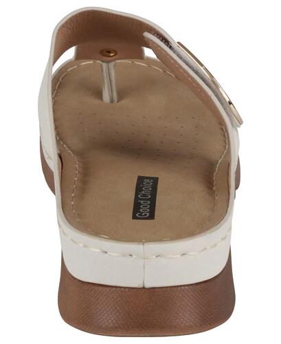 GC Shoes Sam Thong Sandals – Women’s White  Size 8