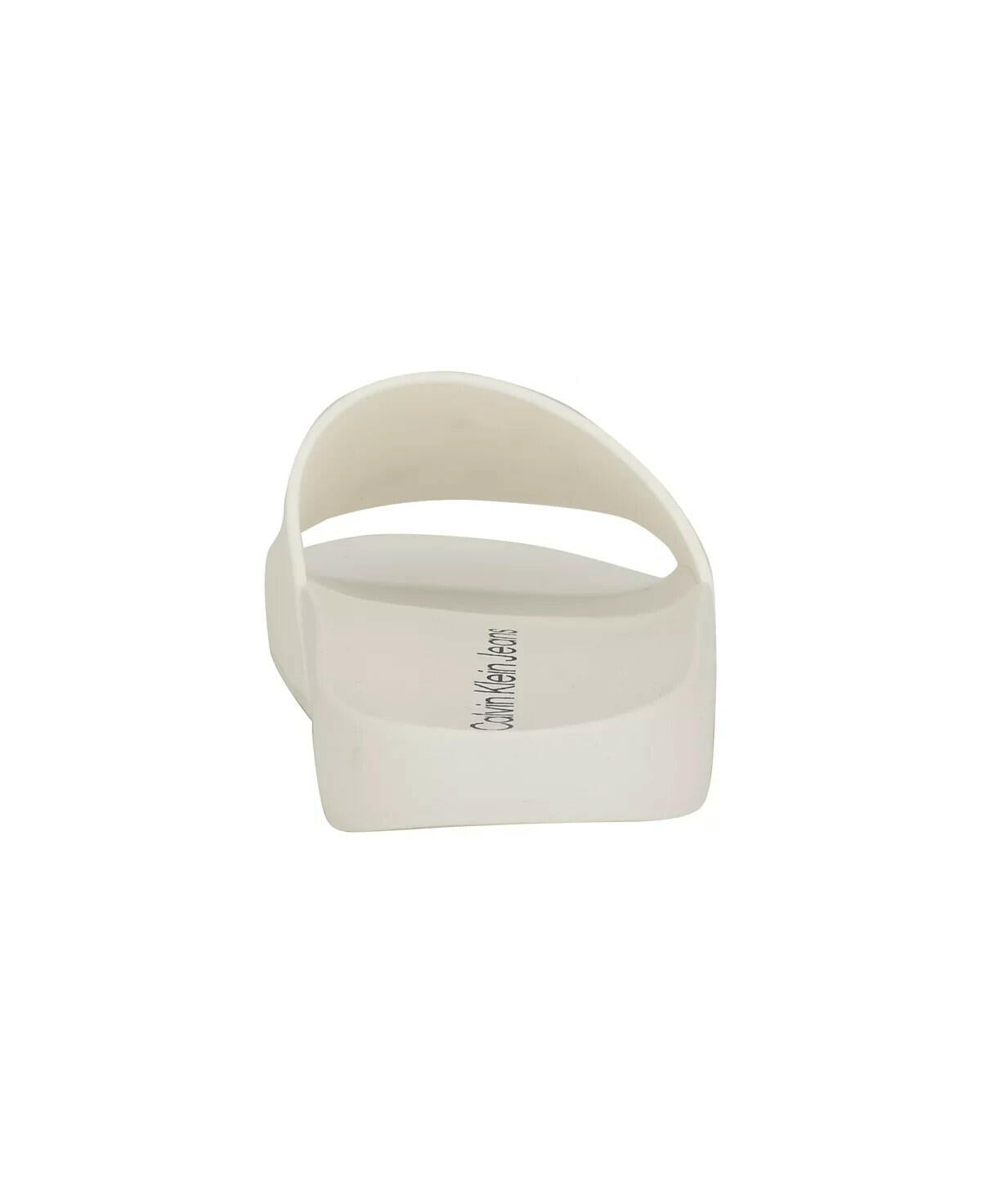 Calvin Klein Arin Logo Slide Sandals White Women’s Size 8M Slip-On MSRP $45