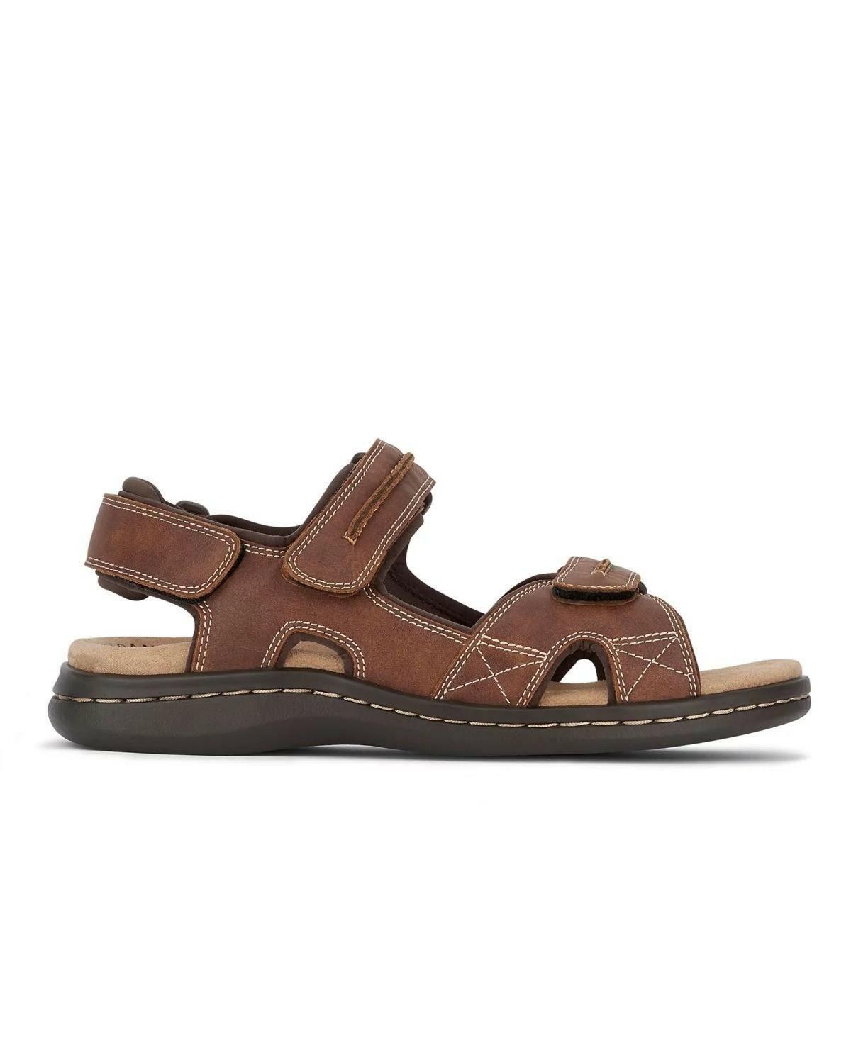Dockers Newpage River Sandals Mens Size 9 Wide Brown Outdoor Strap Comfort