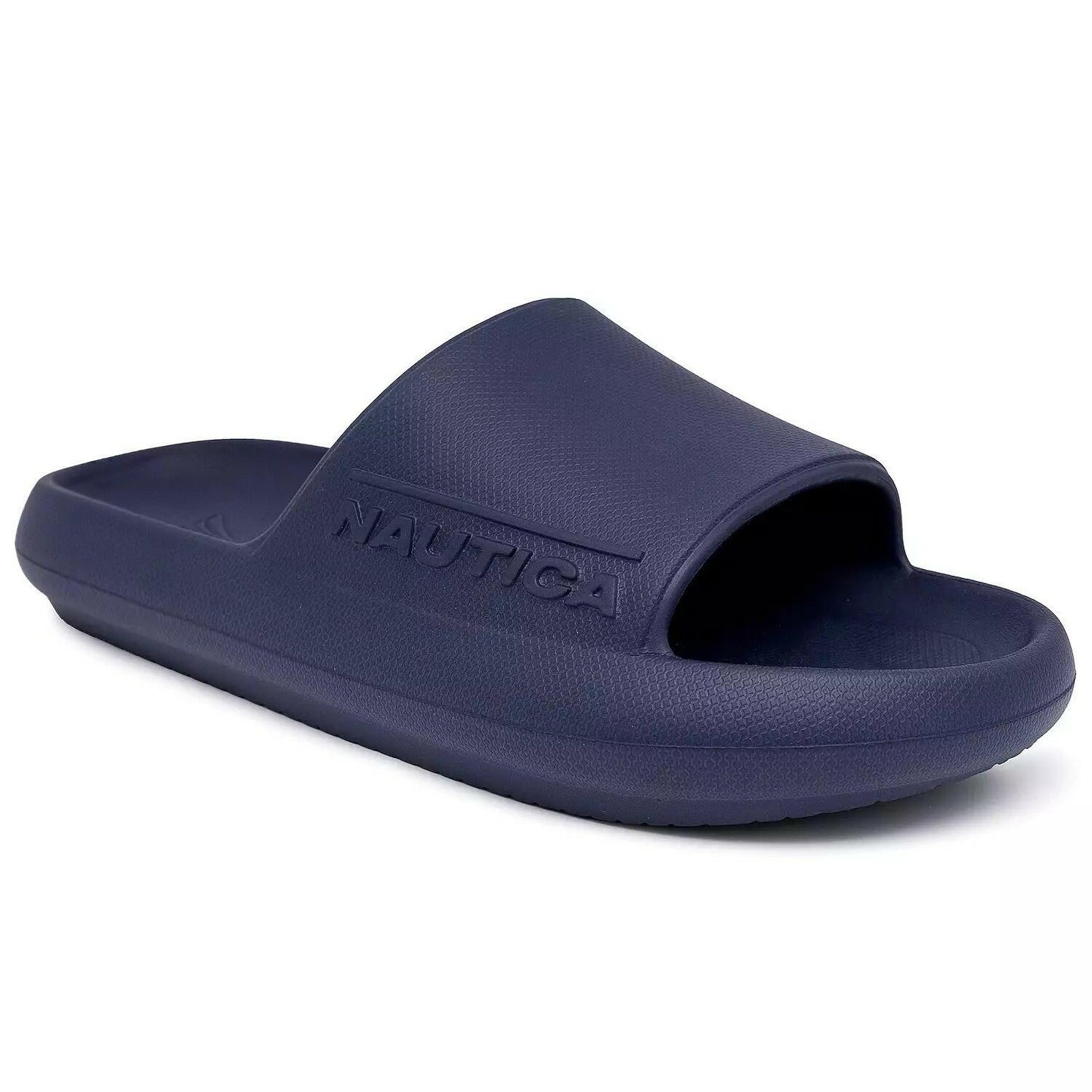 Nautica Dacio Flip Flops Slides Mens Size 10 Navy EVA Comfort Slip On Sandals