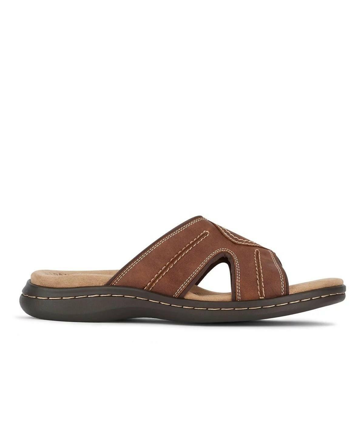 Dockers Sunland Slide Sandals Mens Size 10 Brown Casual Comfort Slip On