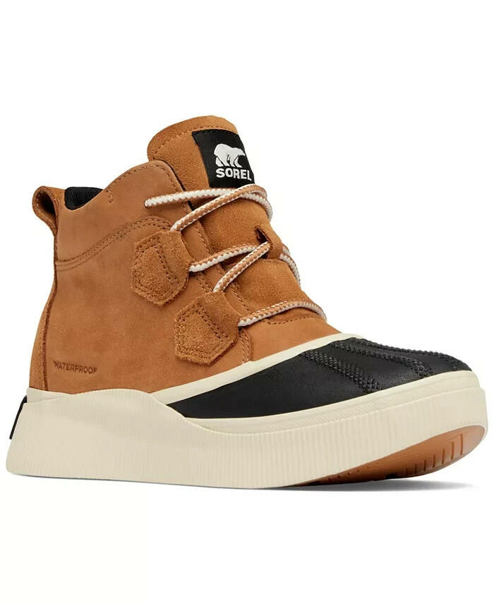Sorel Out N About IV Class Waterproof Booties Leather Suede Sz 7 MSRP $130