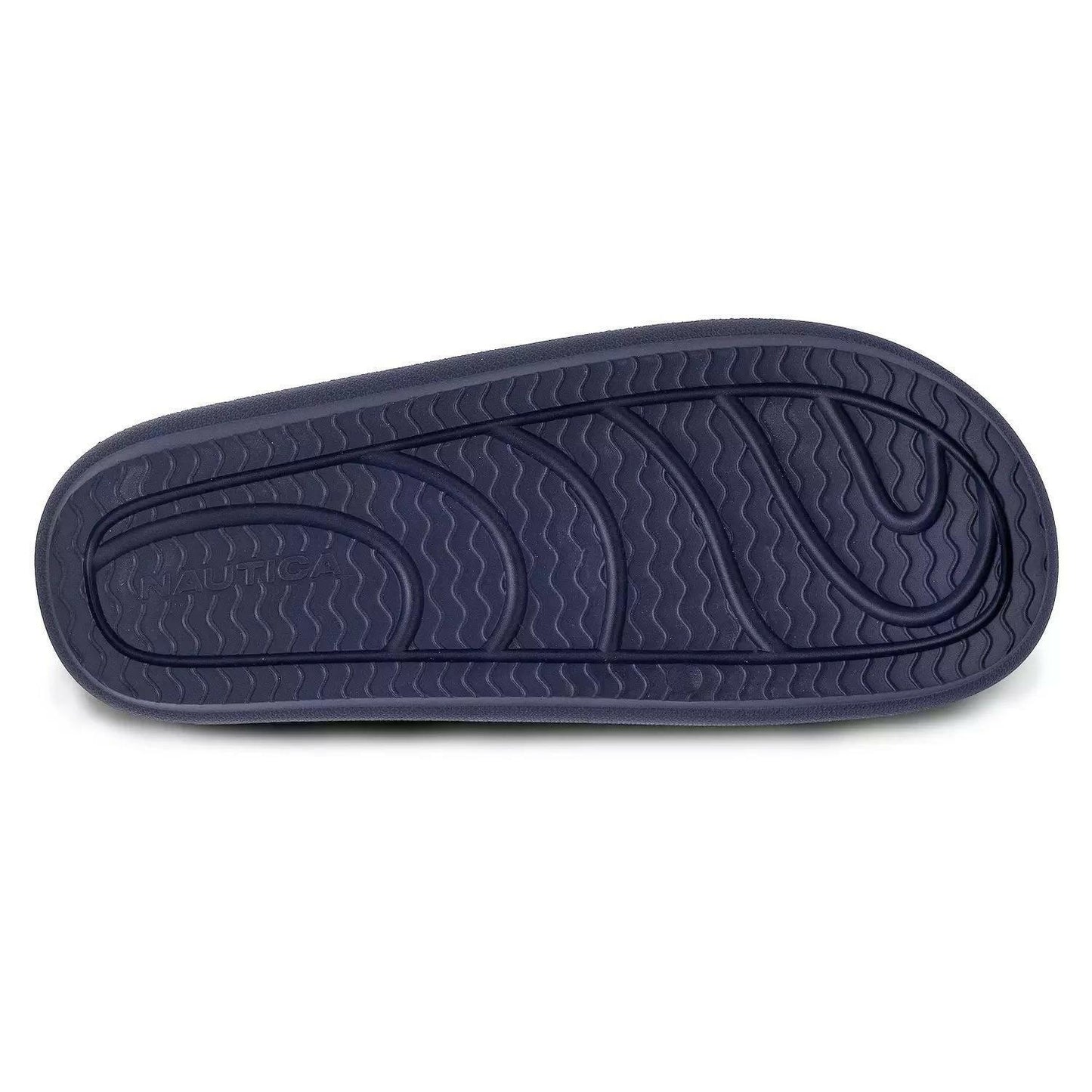 Nautica Dacio Flip Flops Slides Mens Size 10 Navy EVA Comfort Slip On Sandals