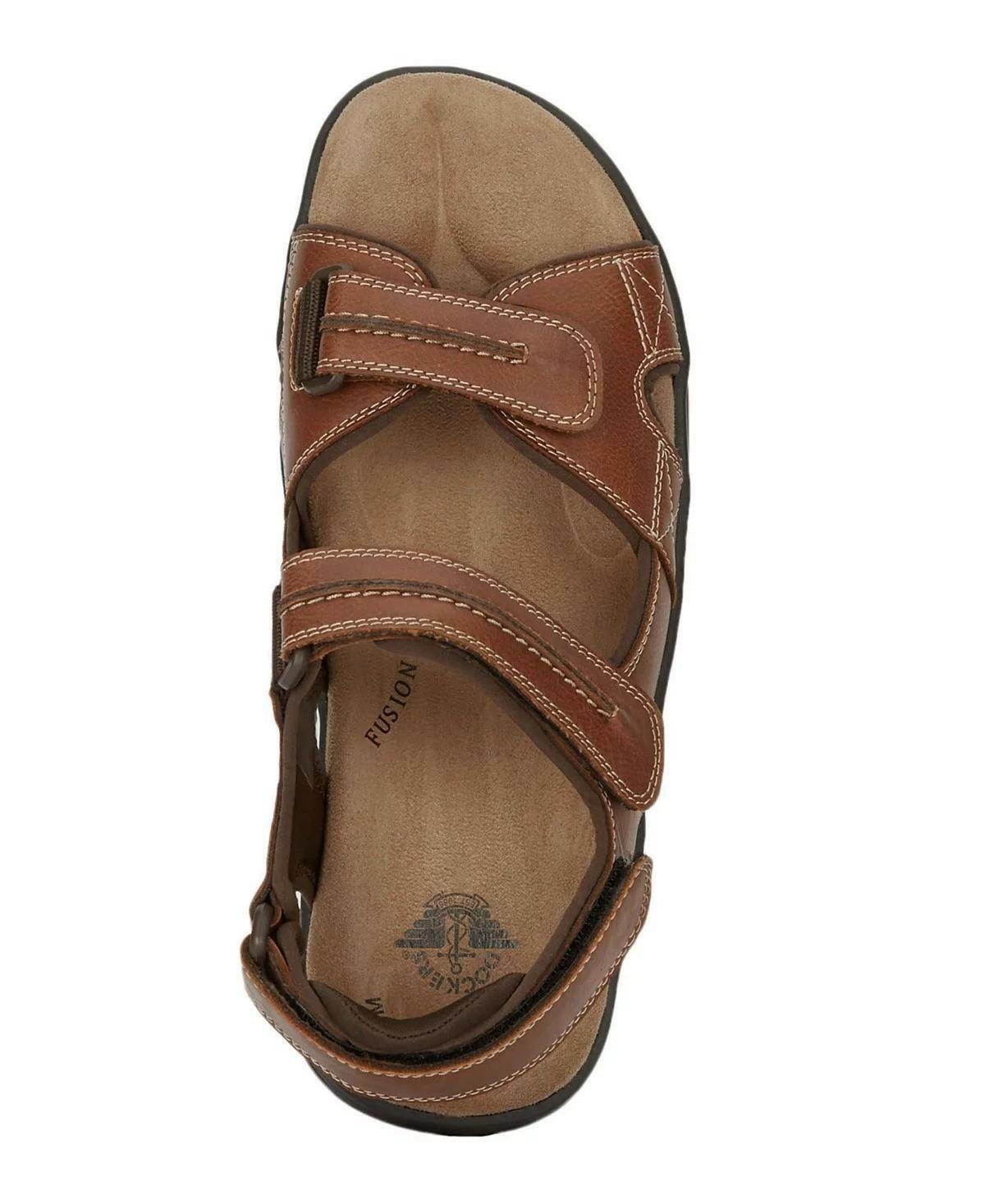 Dockers Newpage River Sandals Mens Size 9 Wide Brown Outdoor Strap Comfort