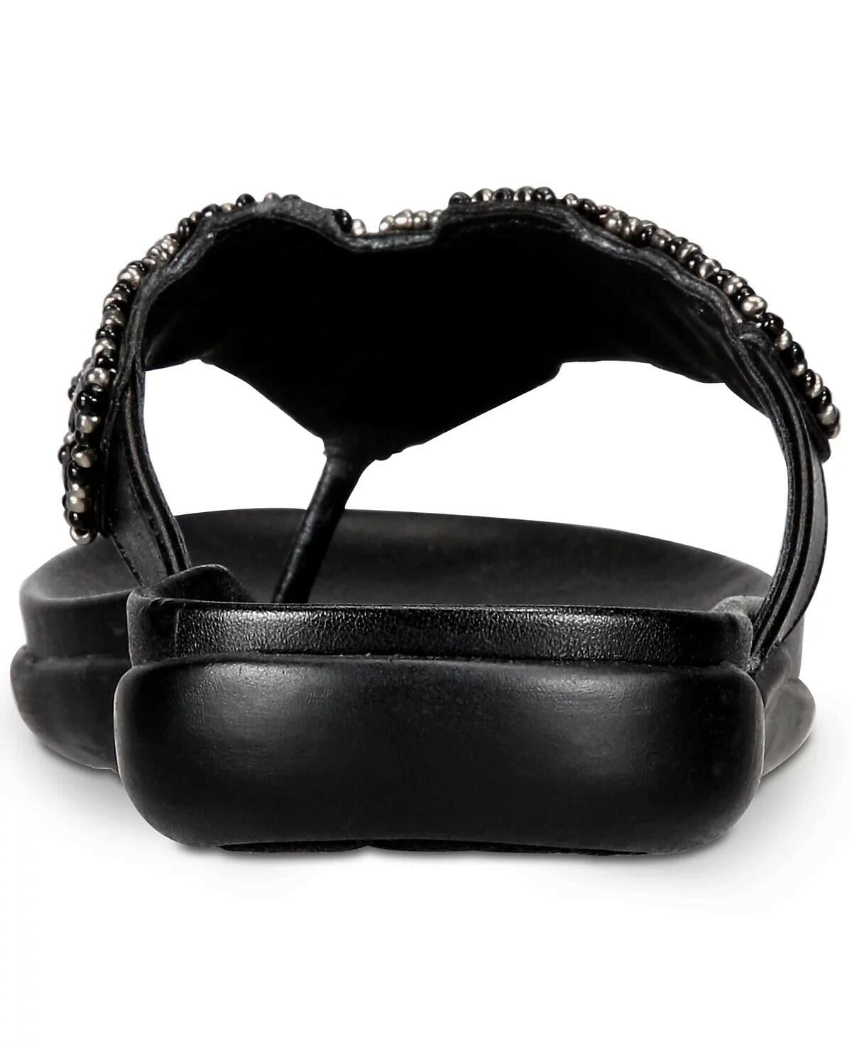 Kenneth Cole Reaction Women's Glamathon Rhinestone Sandals Black 5 MSRP $69