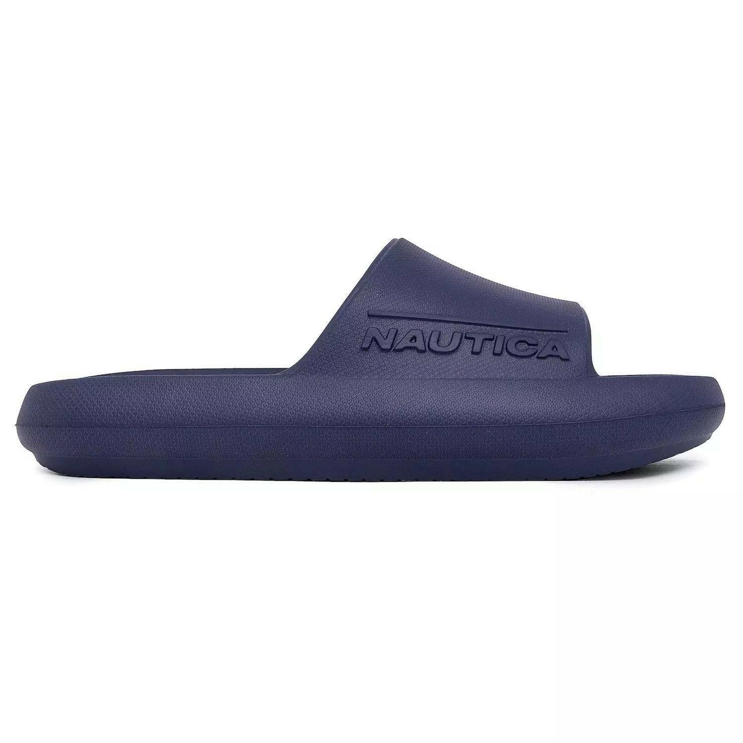 Nautica Dacio Flip Flops Slides Mens Size 10 Navy EVA Comfort Slip On Sandals