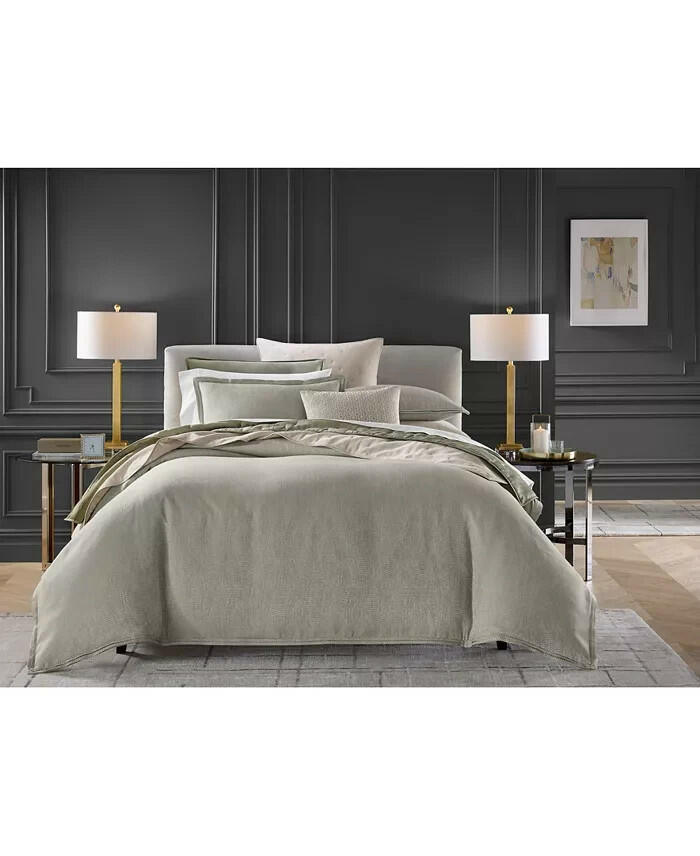 Hotel Collection Refraction Duvet Cover Set Queen Dusty Agate MSRP $475
