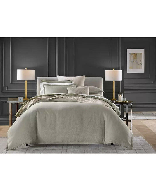 Hotel Collection Refraction Duvet Cover Set Queen Dusty Agate MSRP $475