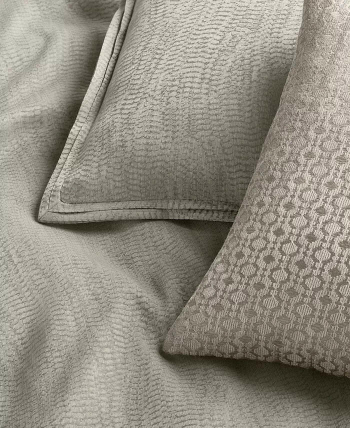 Hotel Collection Refraction Duvet Cover Set Queen Dusty Agate MSRP $475