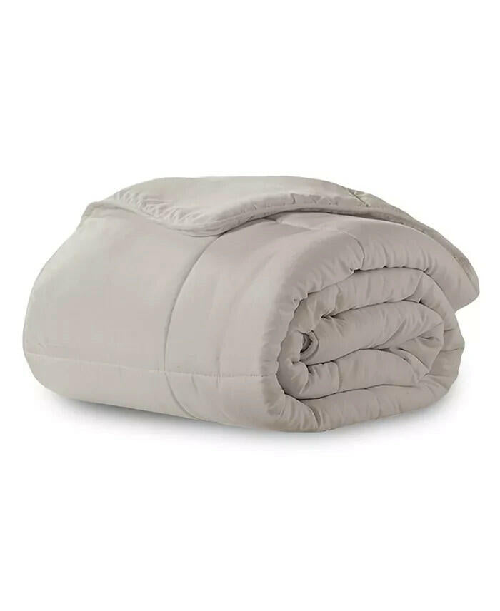 Ella Jayne Cozy Touch Down Alt Full Queen Comforter Khaki MSRP $89