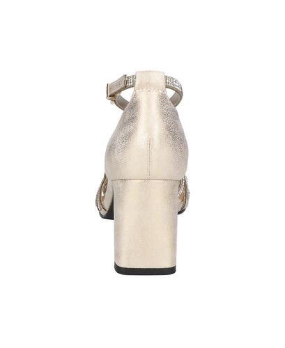 Bella Vita Aliette Dress Sandals – Women’s Soft Gold Metallic, Size 11N