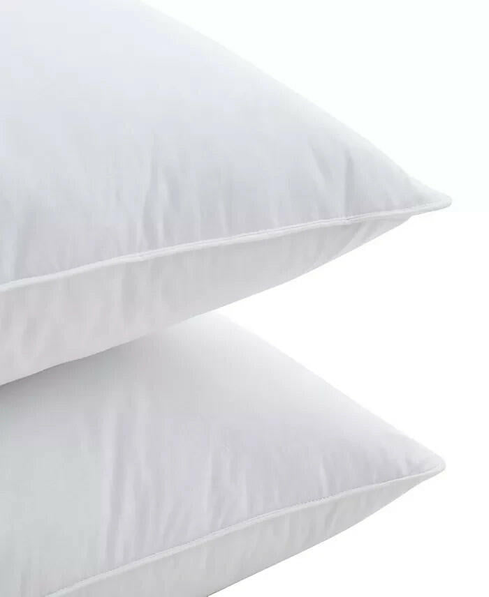 UNIKOME Medium Firm Goose Down Feather Pillow Set  of 2 King MSRP $210