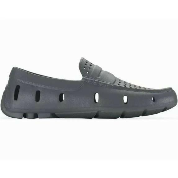 Club Room Atlas Perforated Driver Loafers Mens Grey EVA Slip On Size 9