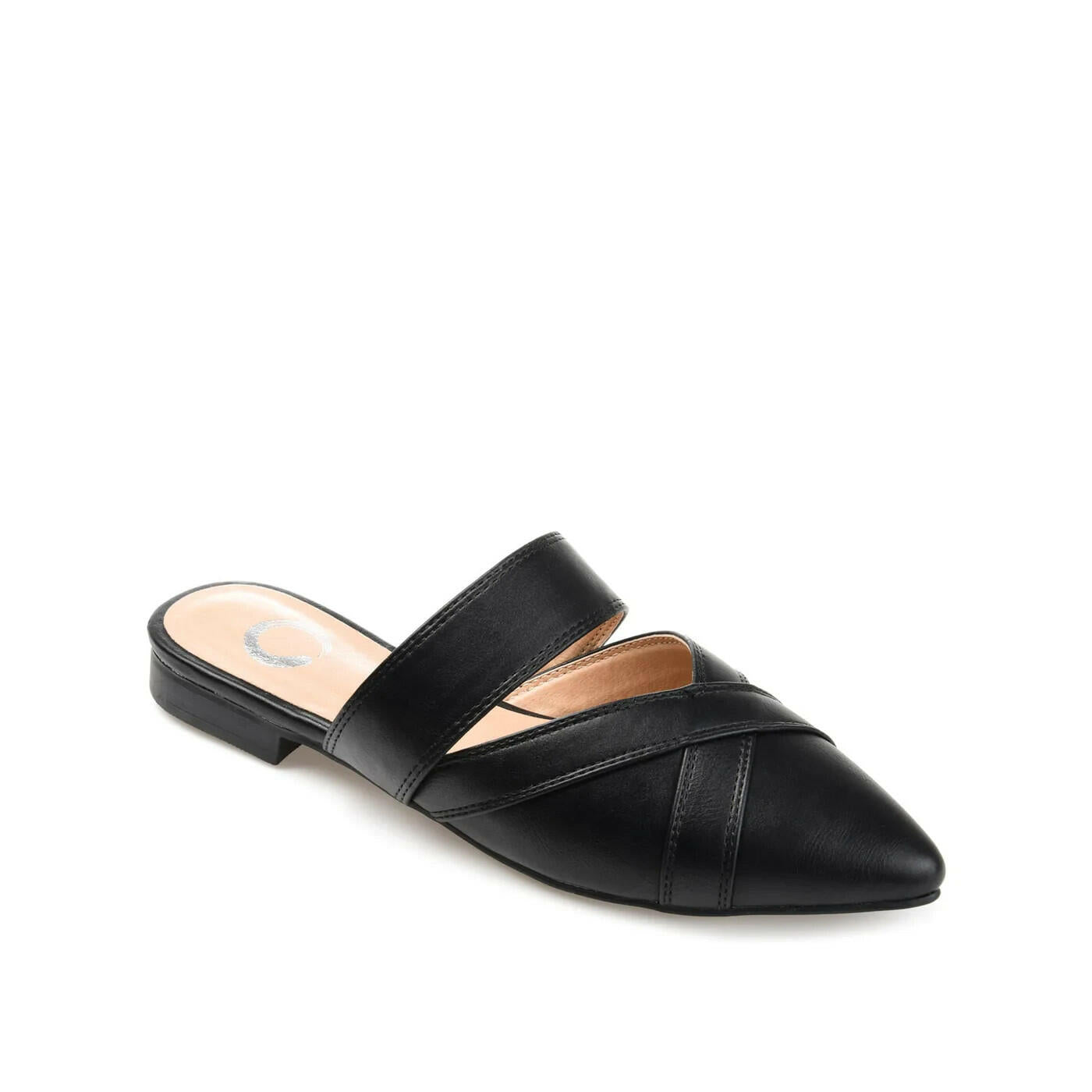 Stasi Mule Flats Black Narrow Width Sz 8 MSRP $80