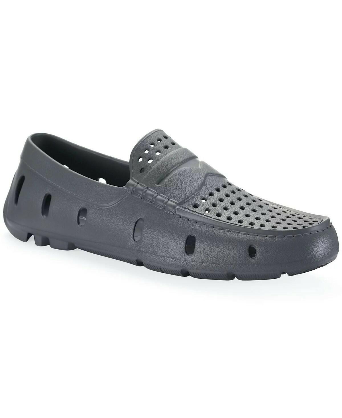Club Room Atlas Perforated Driver Loafers Mens Grey EVA Slip On Size 9