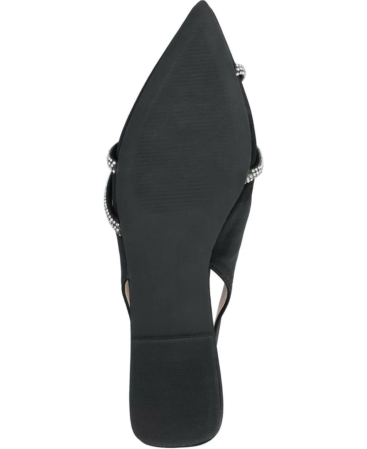 Journee Collection Rebbel Formal Slingback Flats in Satin 7 MSRP $75
