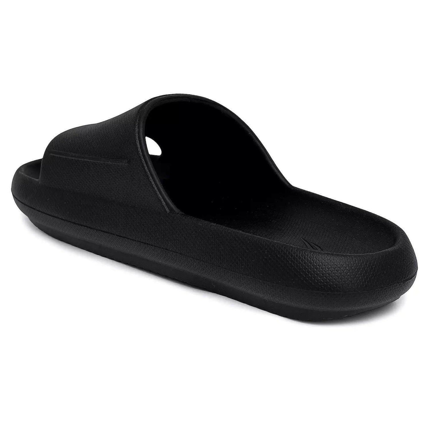Nautica Dacio Flip Flops Slides Mens Size 9 Black EVA Comfort Slip On Sandals