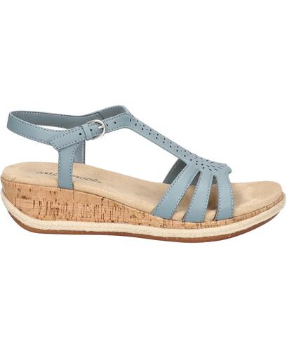 Easy Street Dorinda Wedge Sandals – Women’s Blue, Size 9.5