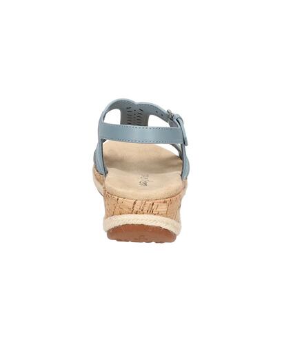 Easy Street Dorinda Wedge Sandals – Women’s Blue, Size 9.5