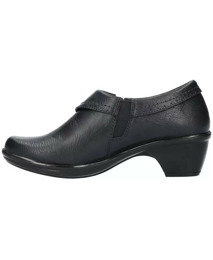 Easy Street Darcy Shooties 7W Navy Block Heel MSRP $89