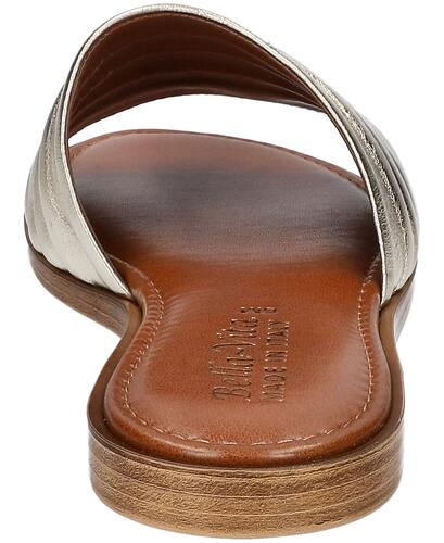 Bella Vita Rya-Italy Flat Sandals – Women’s Champagne Gold Leather, Size 10