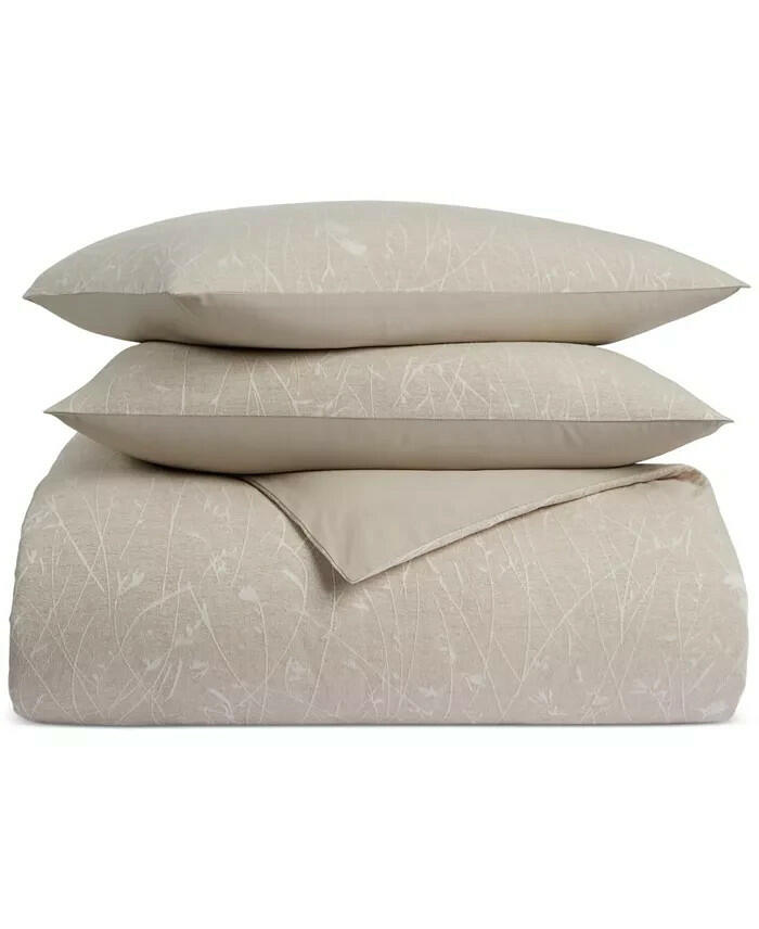 Oake Willowby Comforter Set King Beige Lightweight Texture MSRP $335