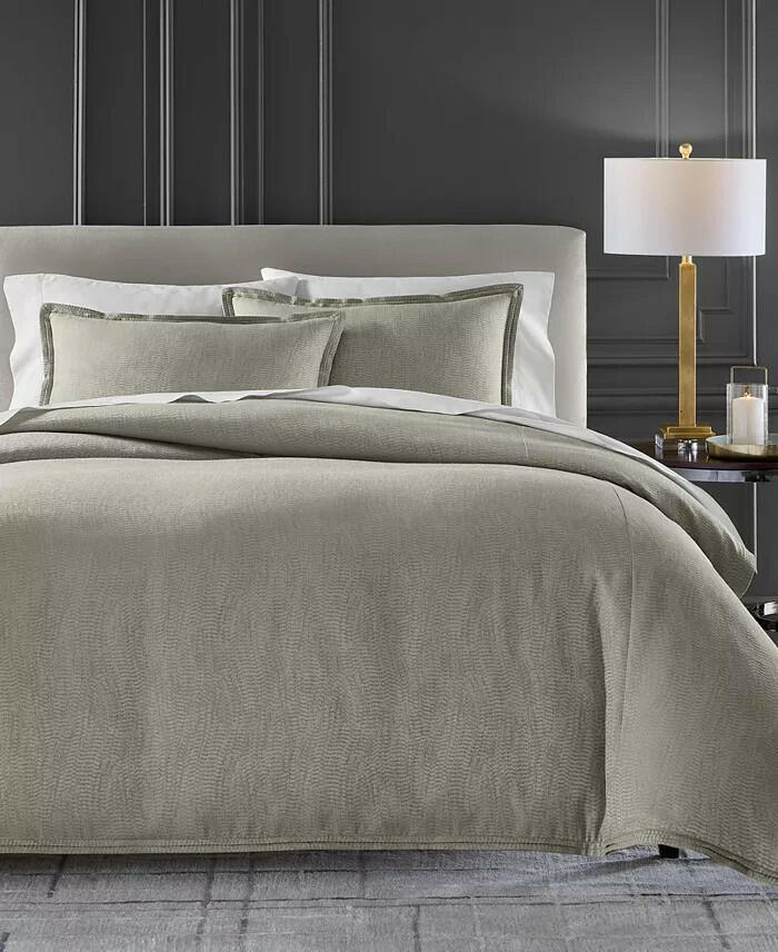 Hotel Collection Refraction Comforter Set King Dusty Agate MSRP $625