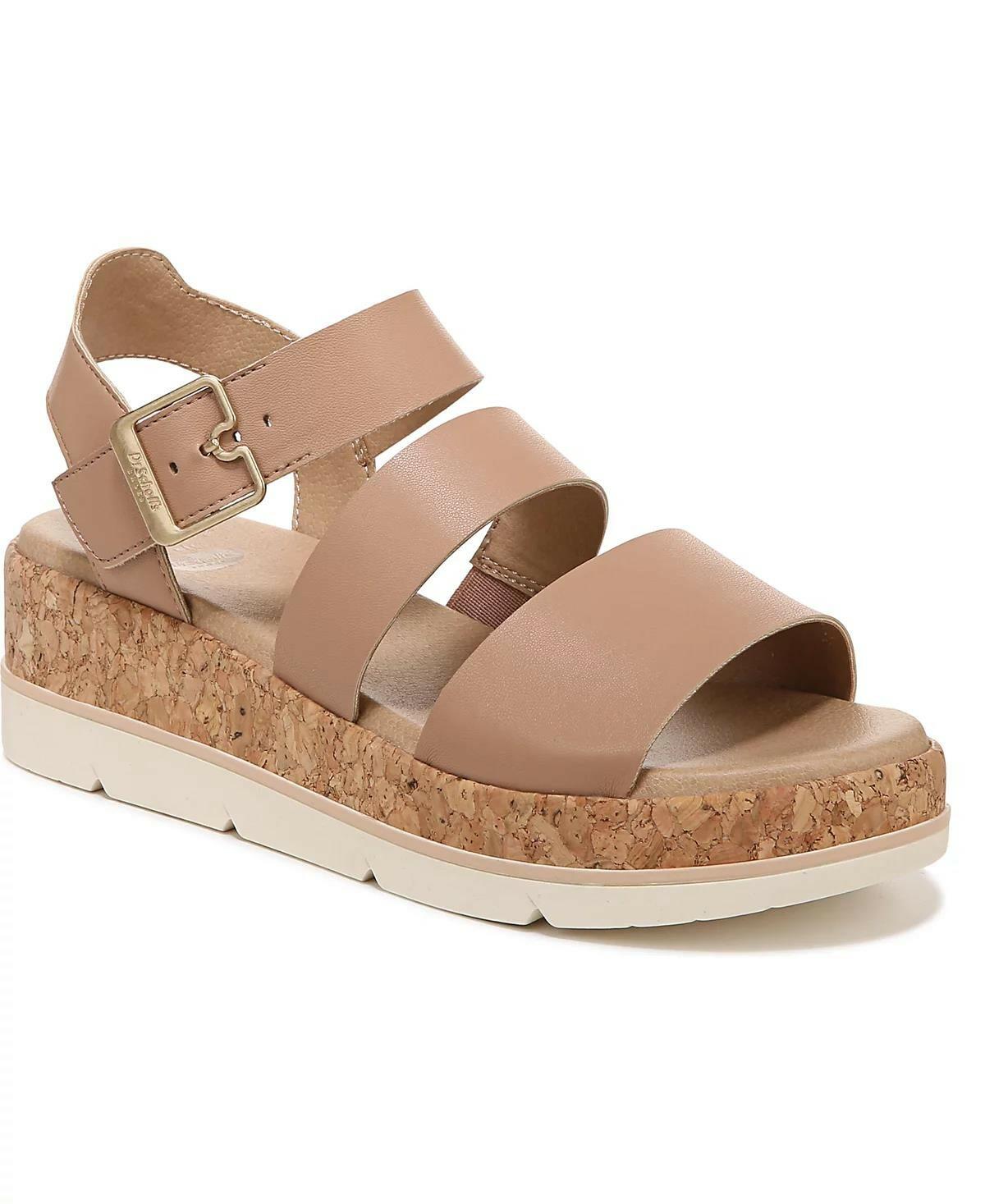 Dr. Scholl’s Once Twice Espadrille Platform Sandals – Women’s Tawny Brown