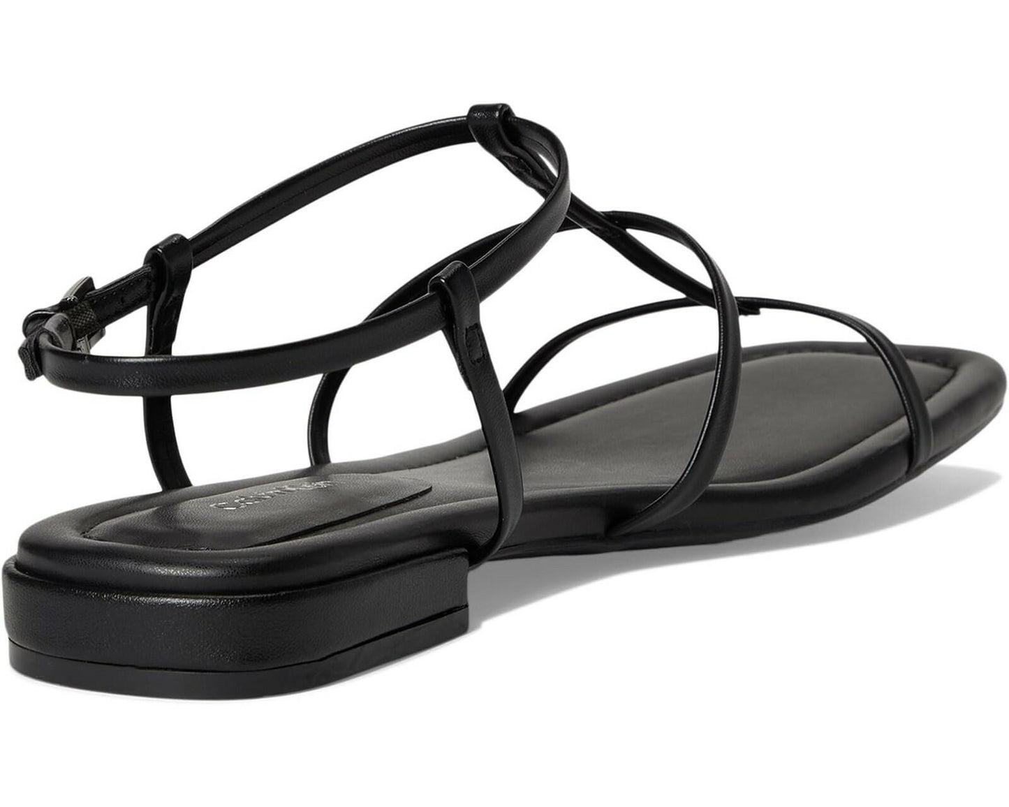 Calvin Klein Womens Sallia Strappy Sandals Black Size 6 New $89