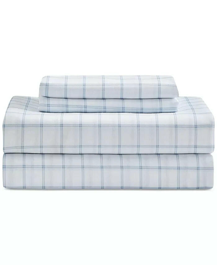 Sunham Botanica 8 Piece Reversible Comforter Set Queen Blue MSRP $100