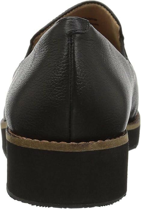 SoftWalk Womens Whistle Loafers Tumbled Black 8.5 New $120