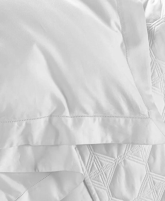 Hotel Collection 680 Thread Count Comforter Full Queen White MSRP $435