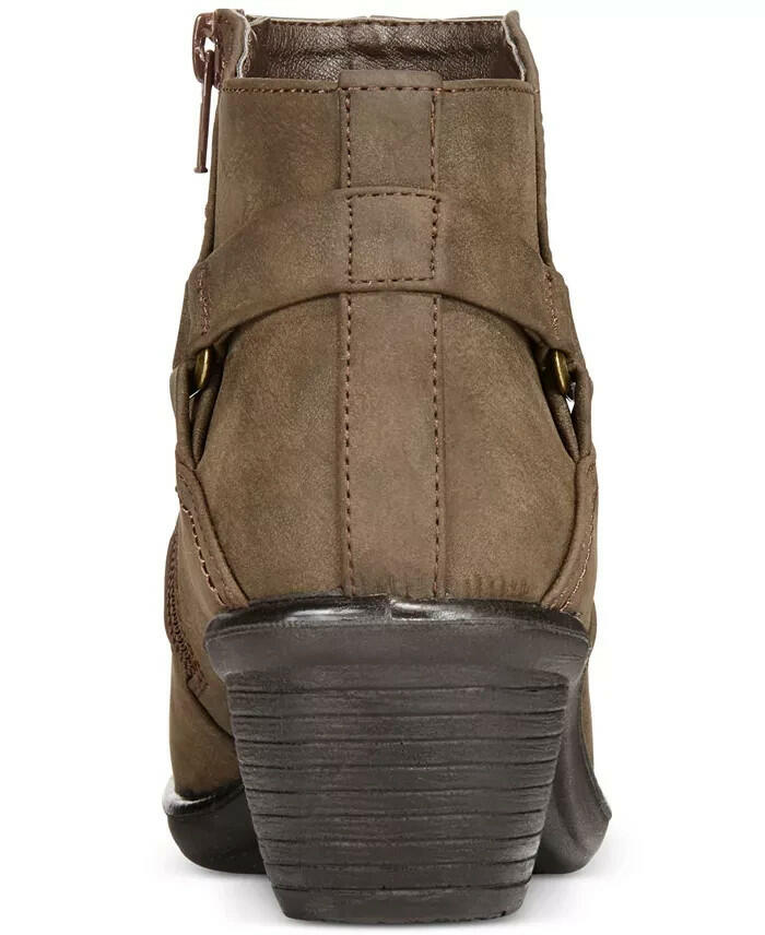 Easy Street Womens Dawnta Booties Brown Matte Size 7W New $70