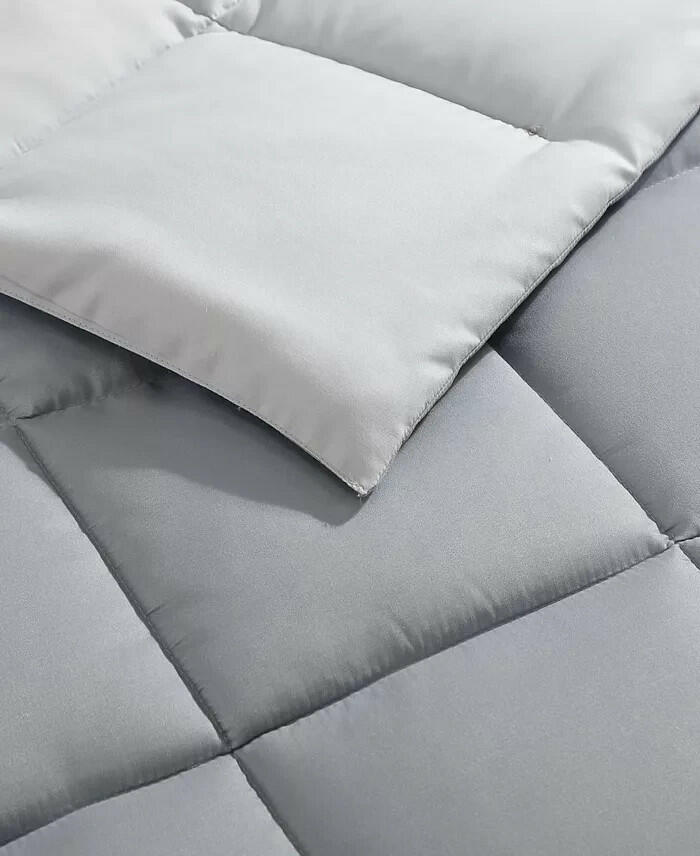Nautica Longdale 3-Pc King Comforter Set Gray Reversible MSRP $195