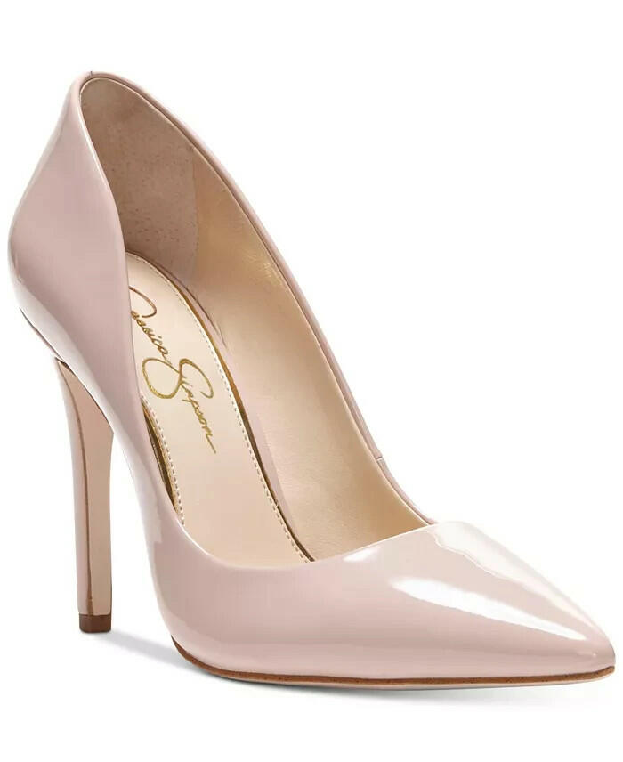 Jessica Simpson Womens Cassani Pointed Toe Stiletto Pumps Pink 7.5 $100