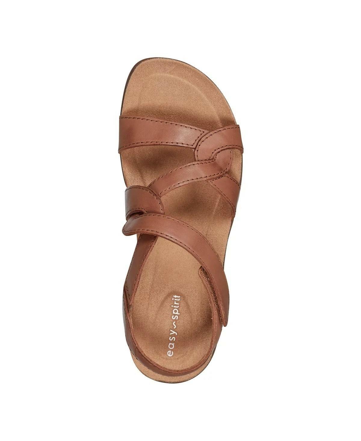 Easy Spirit Minny Sandals Women’sCasual Comfort Shoes Brown Size 8.5 –MSRP $69