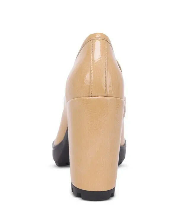 Kenneth Cole Womens Justin Lug Loafer Pumps Tan Size 9 New $129