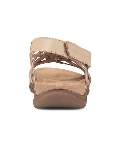 Easy Spirit Mar Sandal light  Natural Brown Leather 6.5 Wide New $69