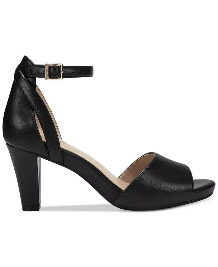 Giani Bernini Womens Clarrice Memory Foam Dress Sandals Black 7.5 New $79