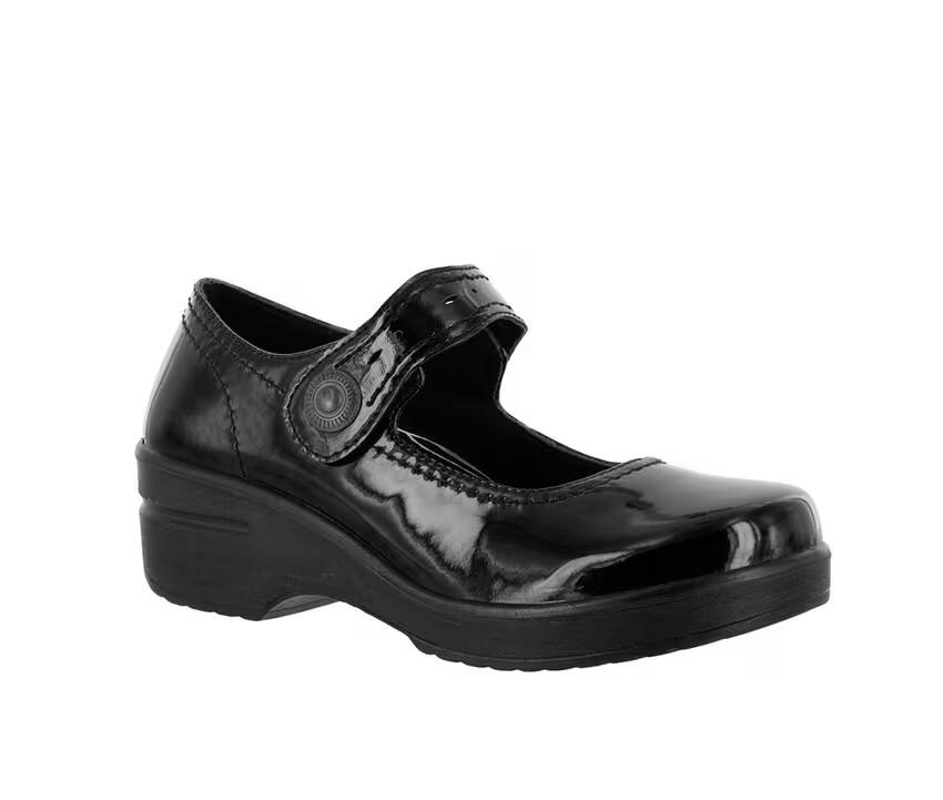 Easy Works by Easy Street Womens Letsee Slip Resistant Clogs Black 8.5 MSRP $70