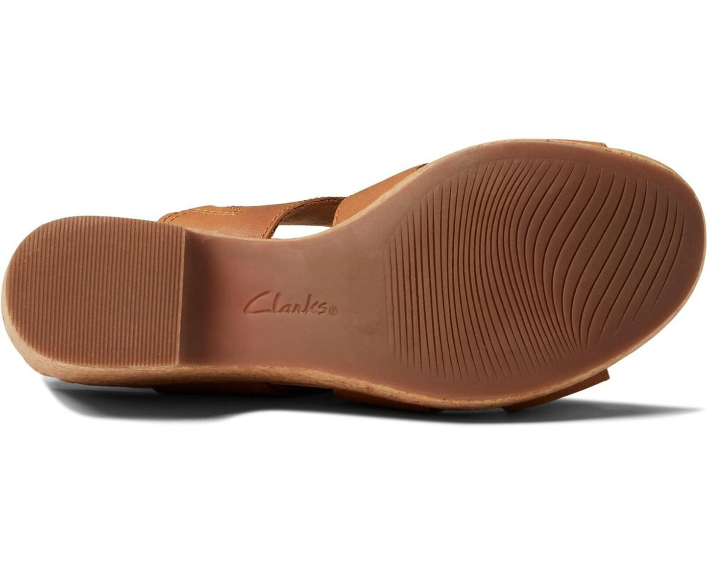 Naturalizer Adria Wedge Sandal Tan Leather 9 New MSRP $99