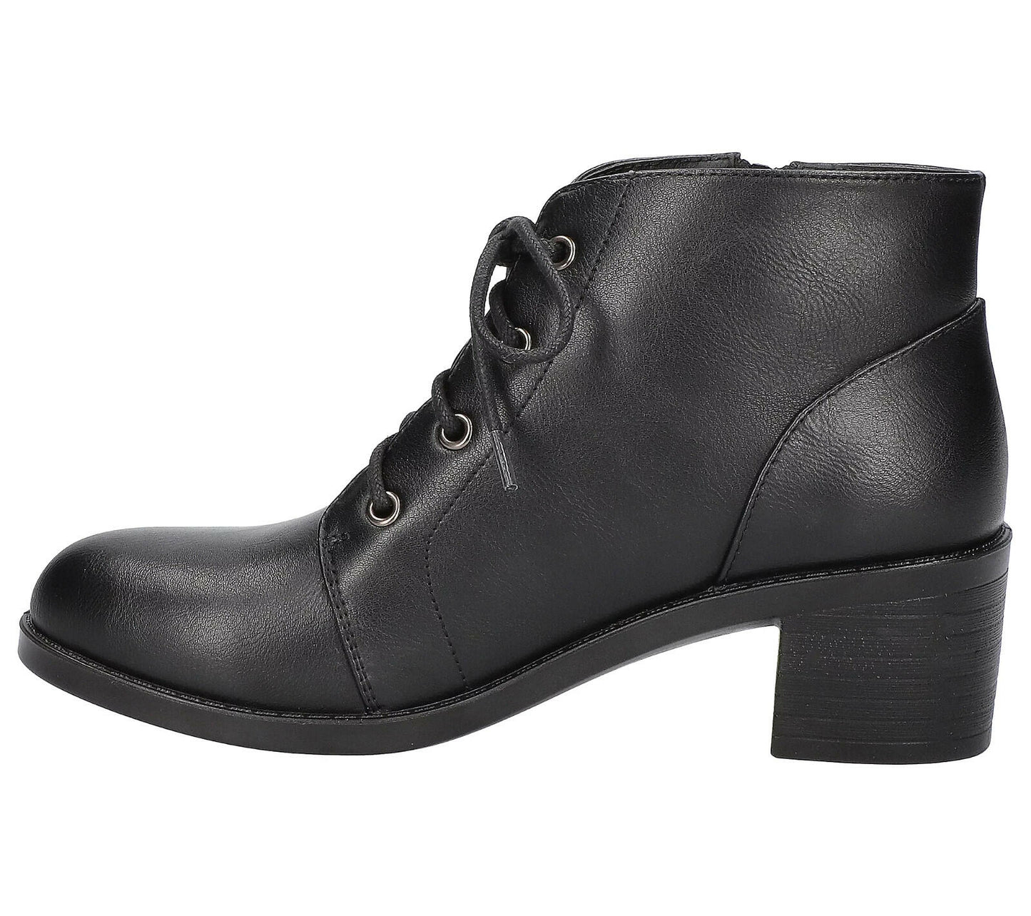 Easy Street Womens Becker Ankle Boots Side Zip Black 9.5 Block Heel MSRP $59