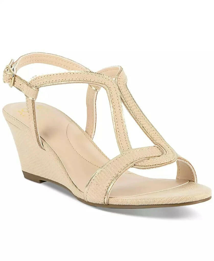 Jones New York Womens Denera Wedge Sandals Tan Size 6 New $100